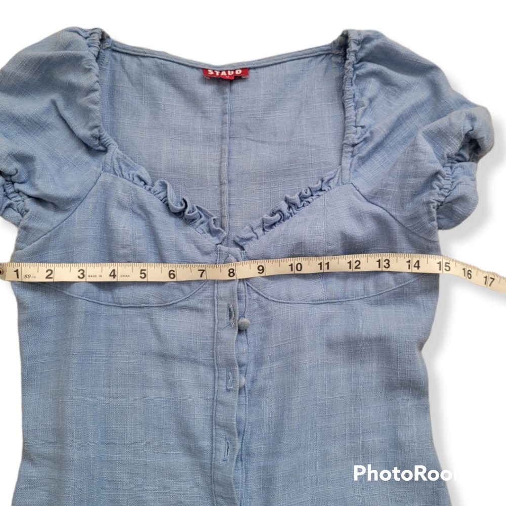 STAUD Blue Mini Dress - Picture 8 of 11